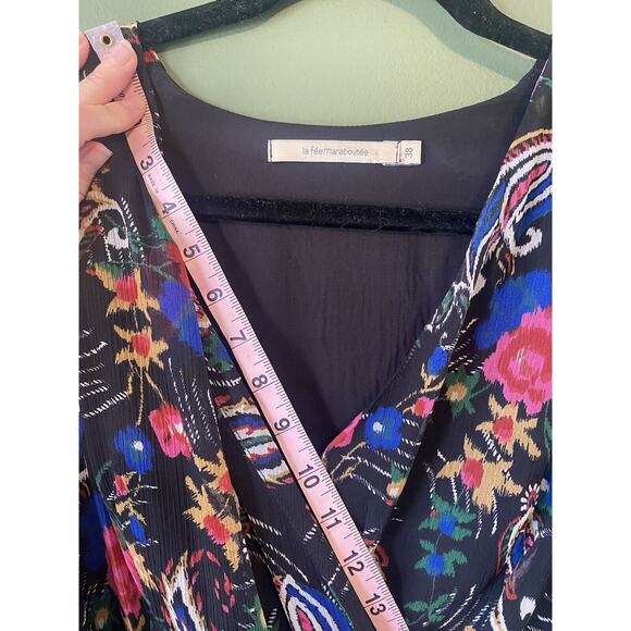 LA FEE MARABOUTEE Dress Womens Size 38 Bohemian Paisley Career Office Work - Picture 10 of 14